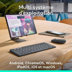 Tastiera portatile - Wireless - Logitech - Keys-To-Go 2 - per Tablet -
