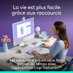 Mouse - Wireless - Logitech - Pop Mouse - Lilac