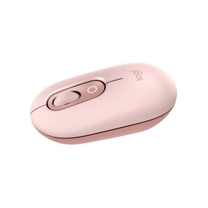Mouse - Wireless - Logitech - Pop Mouse - Rosa