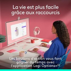 Maus  Kabellos  Logitech  Pop Mouse  Rosa