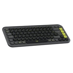 Tastatur  Kabellos  Logitech  Pop Icon Keys  AZERTY  Graphit
