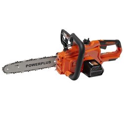 PowerPlus Dual Power Powdpg7570 - 20 V battery chainsaw, 300 mm guide,