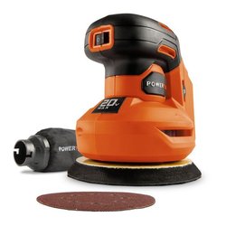 Lijadora excéntrica inalámbrica 20V Ø125 + 1x abrasivo G80 - dual pote