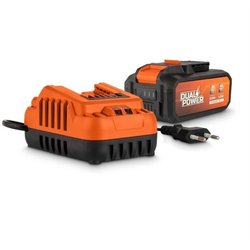 Akku und Ladegerät  Dual Power  POWDP90640  2,5 Ah/5,0 Ah 2x20 V Ak