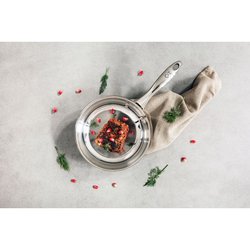 Bratpfanne  GEMÜTLICH & TRENDIG  KLASSISCH  Edelstahl  Ø 20 cm  G