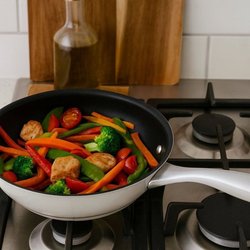 Padella - COSY & TRENDY - CLASSIC - Acciaio inox - Ø30 cm - Antiaderen