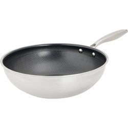Wok  Gemütlich & Trendig  HEXAPRO  Edelstahl  Ø 24 cm  Antihaftbe