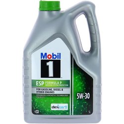 Engine oil can - MOBIL1 - 5W30 ESP Formula P - 5 L - 4 seasons