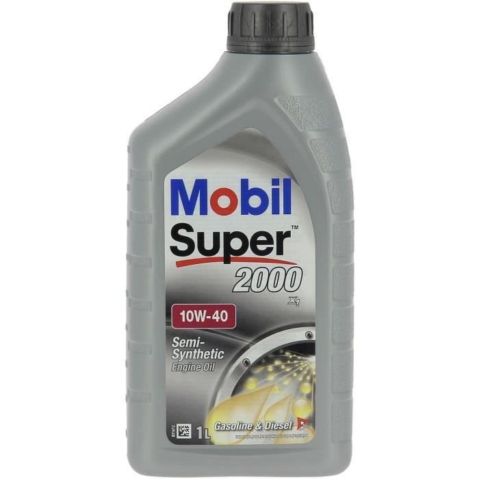 Engine oil can - MOBIL - S2000 10W40 - 1 L - 4 seasons