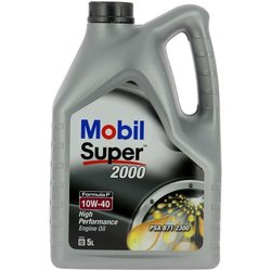 Bidón de aceite de motor - MOBIL - S2000 10W40 Formula-P - 5 L - 4 est