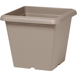 Quadratischer Blumentopf  GARDEN ID  Teramo Taupe  40 x 35 cm  kra