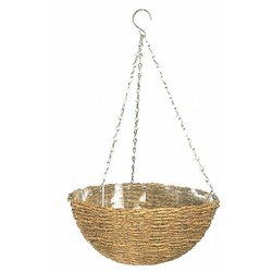 Hanging basket - GARDEN ID Rustic - 35 cm - plastic shell (indoor/outd
