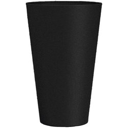 Maceta alta para flores - GARDEN ID - Green Care Sense Tall Black-Anth