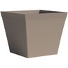 Pot carré - GARDEN ID - Green Care Impact Taupe - 39 x 33 cm - Garanti