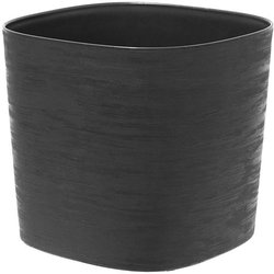 Pot avec réserve d eau - GARDEN ID Respect - Noir-Anth 40 x 40 cm - 10
