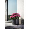 Vaso con riserva d acqua - GARDEN ID Respect - Nero-Anth 40 x 40 cm - 