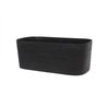 Fioriera + riserva d acqua - GARDEN ID Respect - Nero-Anth 50 x 17 cm 