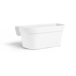 Jardiniere+Haken - GARDEN ID Star - Weiß 50 x 21 cm - Einfache Befesti