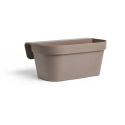 Jardiniere+Haken - GARDEN ID Star - Taupe 50 x 21 cm - Einfache Befest