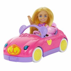Poupée - HXN05 - Chelsea multicolore - Cabriolet ours en peluche - Lot