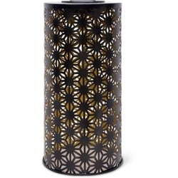 Lampada solare - Colonna GARDEN ID - Oro-Nero Ø15 H30 cm - Luce da 6 a