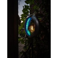 Lanterne solaire - GARDEN ID Lagune - Ø16 h80 cm - Autonomie 6-8h - Bo