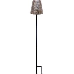Lámpara solar - GARDEN ID Gold - Ø12 h70 cm - Autonomía 6-8 horas - Pi
