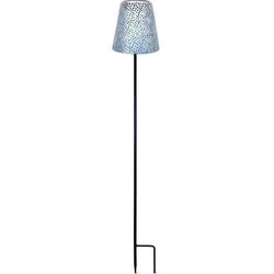 Solar lamp - GARDEN ID Silver - Ø12 h70 cm - Autonomy 6-8h - Stabilizi