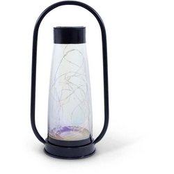 Solar lantern - GARDEN ID Black - Ø18 H34 cm - AAA battery - Autonomy 