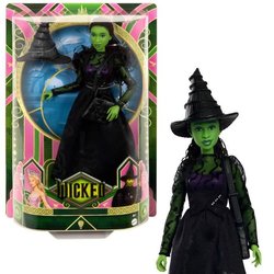 Mattel-Wicked-Elphaba Doll with Removable Accessories and Clothing - W