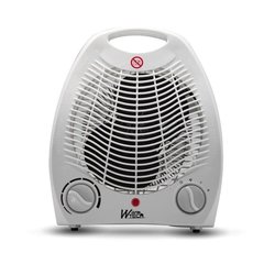 Chauffage soufflant - 2000W - WARM TECH - 240V - Jusqu a 15m3 - Blanc
