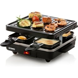 Appareil a raclette DOMO - DO9147G - Jusqu a 4 personnes - Revetement 