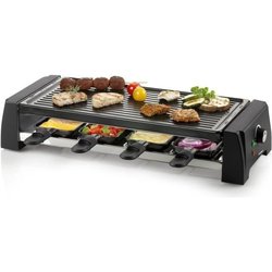 DOMO DO9189G Raclettegerät 8 Personen - Schwarz