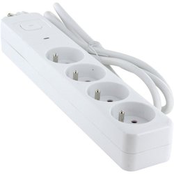 Steckdosenleiste - CHACON - 4 x 16 A - 1,5 m Kabel - Überspannungsschu