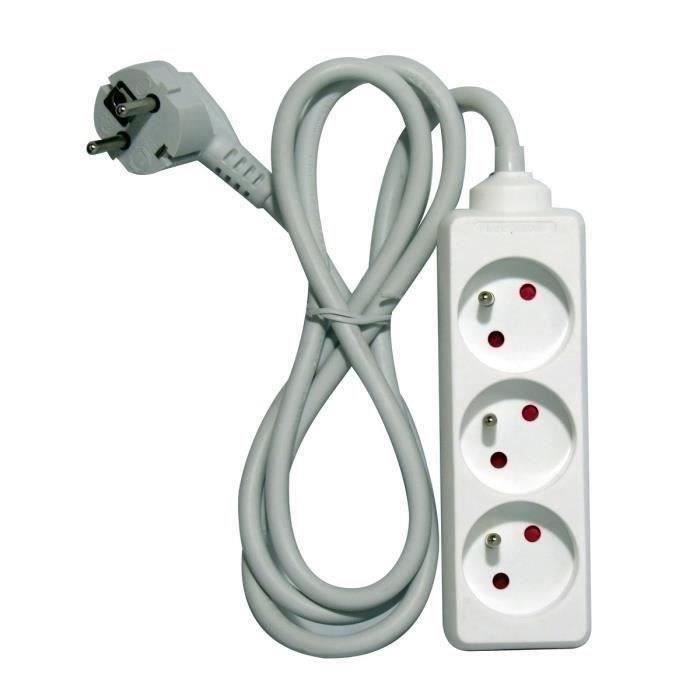 Striscia 3x16A 1,5m bianco