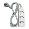 CHACON Stekkerdoos 3 stopcontacten 16A 1,5m wit