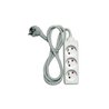 Chacon Multiprise Bloc 3 sockets 16a 1.5m white