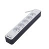 CHACON Bloc multiprise 5 prises 16 A avec 2 ports USB et câble 1,5 m H