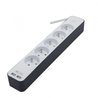 CHACON Bloc multiprise 5 prises 16 A avec 2 ports USB et câble 1,5 m H