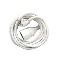 Cavo prolunga CHACON HO5VVF 3 x 1,5 mm² - 10 m - Bianco