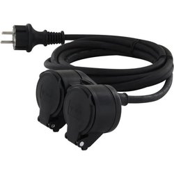 HO5RR-F 3 x1,5 mm2- IP44 Dual-Head Hole Extension- 10m-