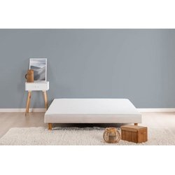 FINLANDEK Rakenne 160 x 200 Lattenrost Boxspring - Weißes Massivholz +
