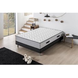 HOTEL SUPREME Matratze + Box Set 160 x 200 - Federn - 7 Zonen - Bauern
