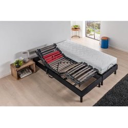DEKO DREAM Set Schaumstoffmatratze 2x90x200 cm + TPR elektrisches Latt