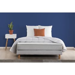 ZEN Ready to sleep Pack - Matratze + 160x200 Boxspringbett + Bettdecke