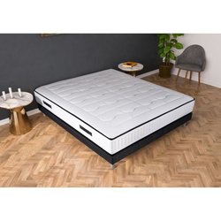 Matratze 140 x 190 cm  Taschenfedern und Memory-Schaum  24 cm  fest