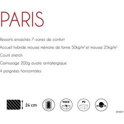 Urban Collections Paris - Taschenfederkernmatratzen - 160 x 200 cm - 2