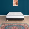 Boxspring- und Matratzenset - NEW YORK - 160 x 200 - Federn - Lattenro