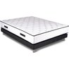 Boxspring- und Matratzenset - NEW YORK - 160 x 200 - Federn - Lattenro