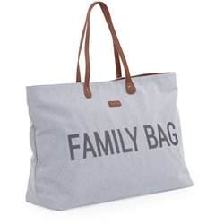 Bolso cambiador - CHILDHOME - Bolso familiar - Lona - Gris